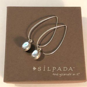 Silpada W0821 "Just Dropping In" Sterling Silver Earrings